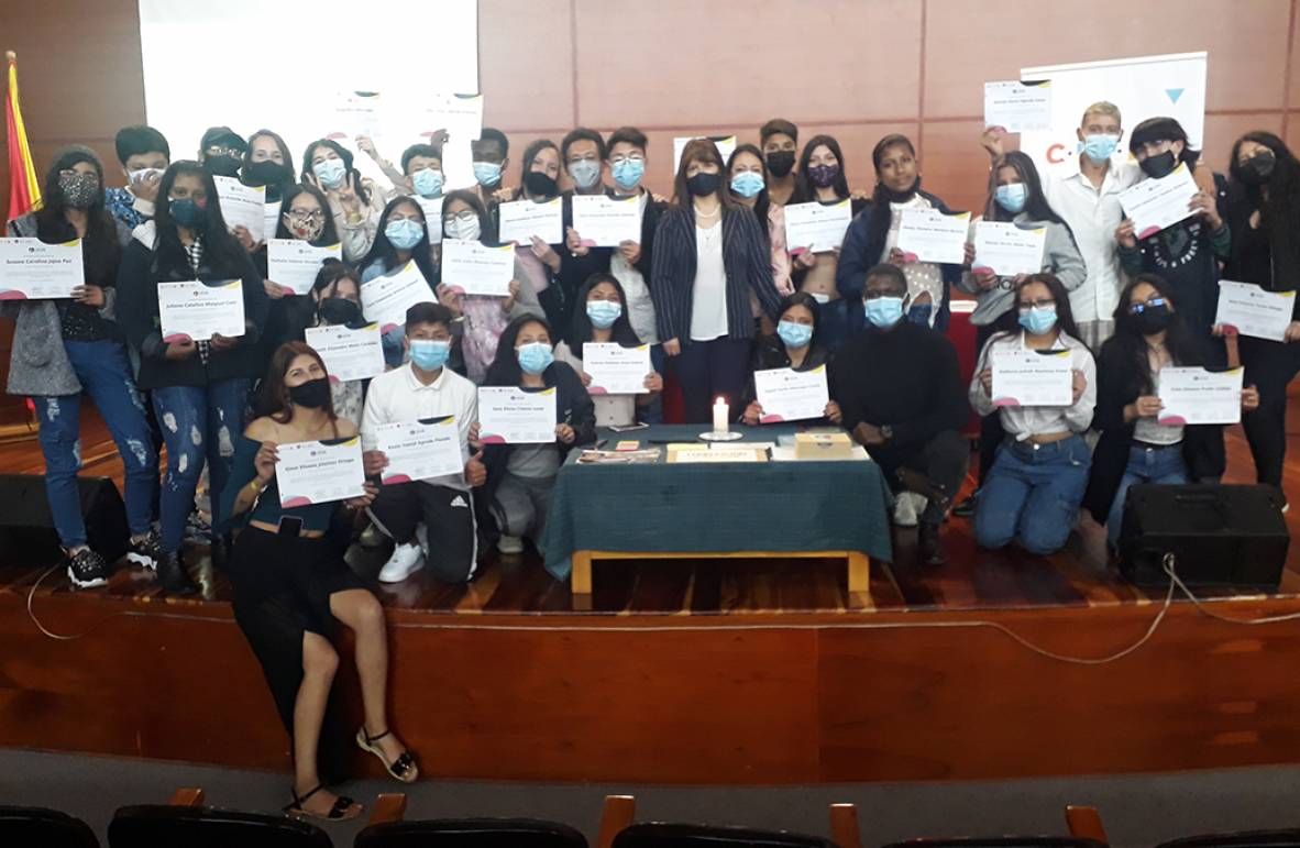 Secretaría de Educación y organización CIVIX Colombia certificaron a 27 líderes y lideresas juveniles en Pasto